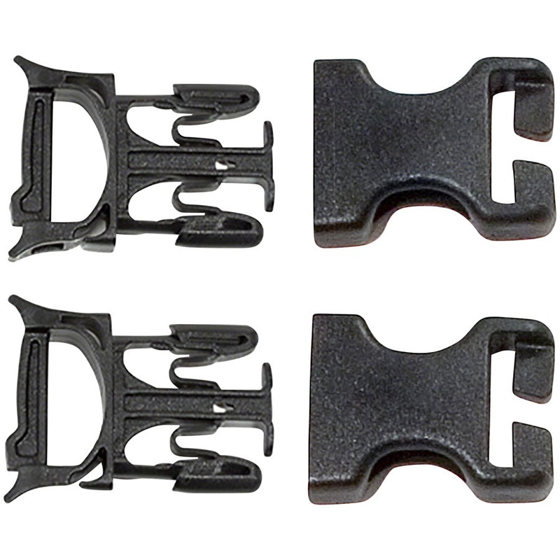 Ortlieb Repair Buckles Fits 25mm Straps. Male Female Buckle Set sold in pairs BLK