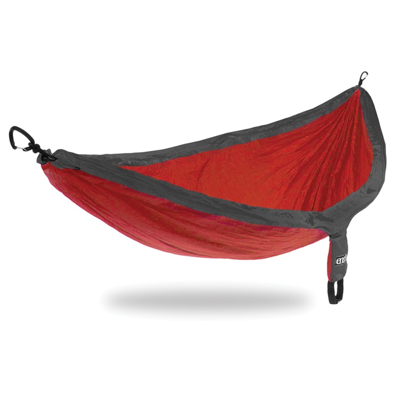 Eno Singlenest Hammock in Charcoal/Red – Lightweight and Durable Outdoor Relaxation