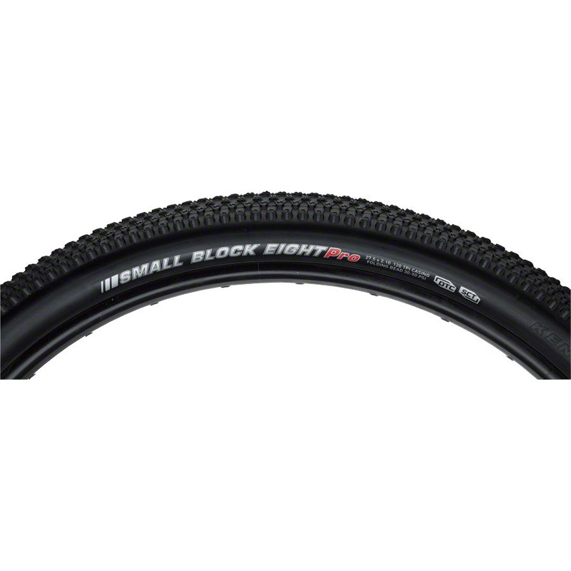 Kenda Small Block 8 Pro Tire – 27.5 x 2.1 Tubeless Folding Black