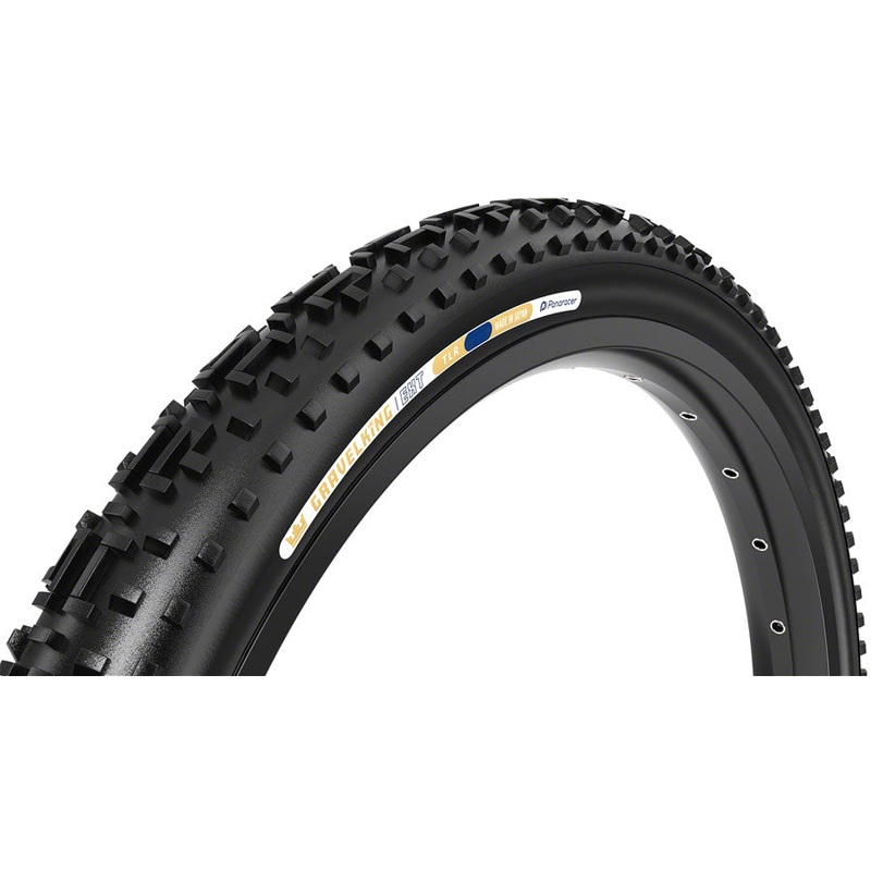 Panaracer GravelKing EXT Tire – 700 x 45, Tubeless, Folding, Black