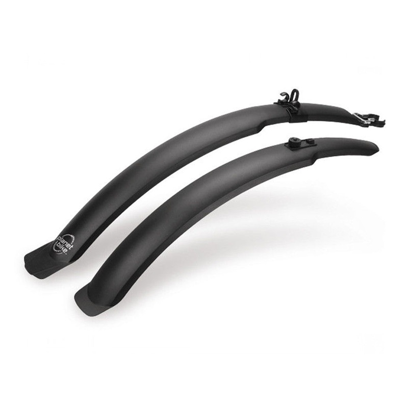 Planet Bike Freddy Clip-On Fenders – MTB – Black Black
