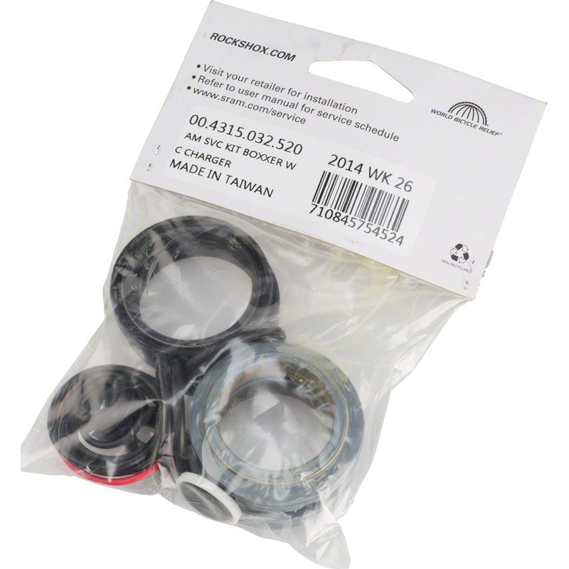 RockShox Fork Service Kit, Basic: includes dust seals, foam rings, O- ring seals, Boxxer WC Charger Damper