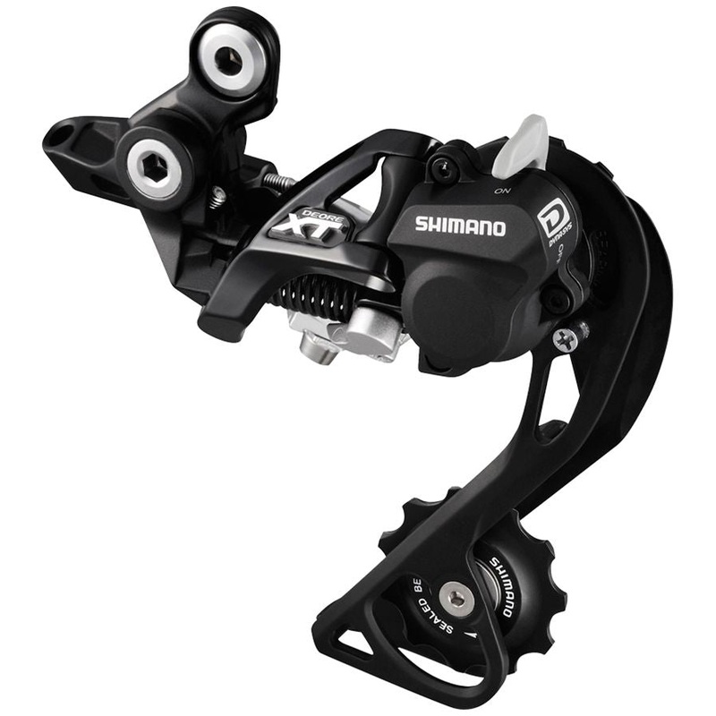 Shimano XT M786 Shadow+ 10 Spd MTB Rear Derailleur Black Long Cage