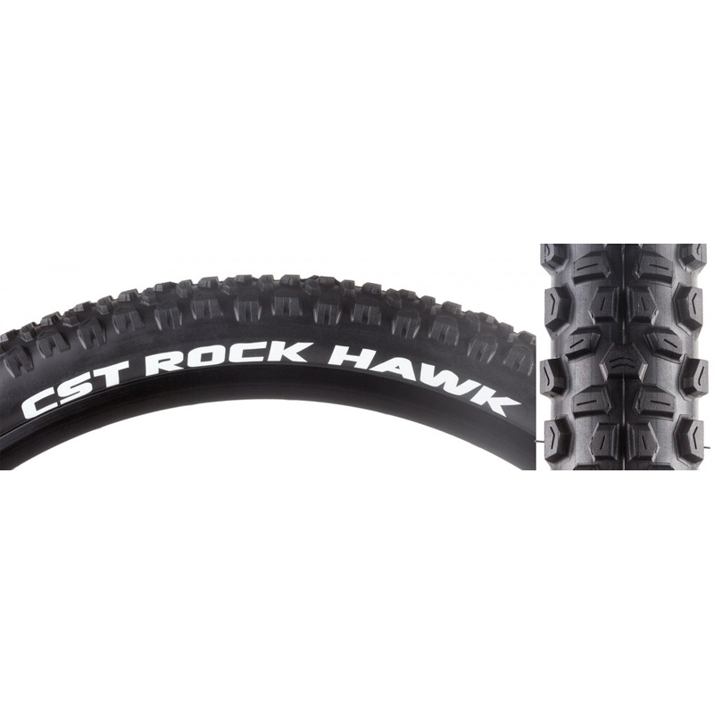 CST Rock Hawk Tire 27.5 x 2.25 TPI 27 Clincher Wire Black Reflective Road Bike TB90986100