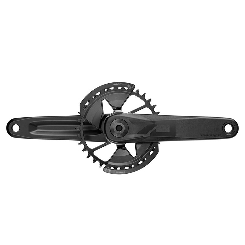 Durable SRAM Eagle 70 DUB Boost Cranksets with Aluminum Arms, 12-Speed Compatibility, 55mm Chainline, 155mm & 160mm Lengths for Mountain Biking 155mm