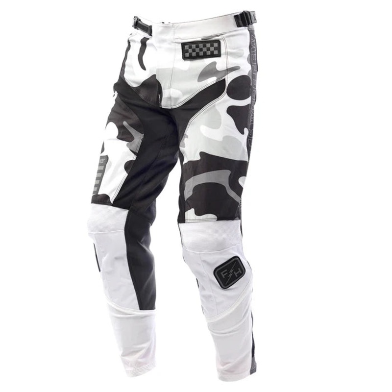 Fasthouse Grindhouse Riot Pant – Youth – White-Black White – Black 24″
