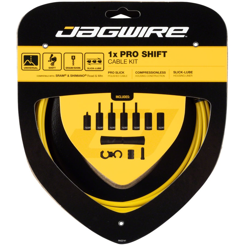 Jagwire 1x Pro Shift Kit Road/Mountain SRAM/Shimano Yellow