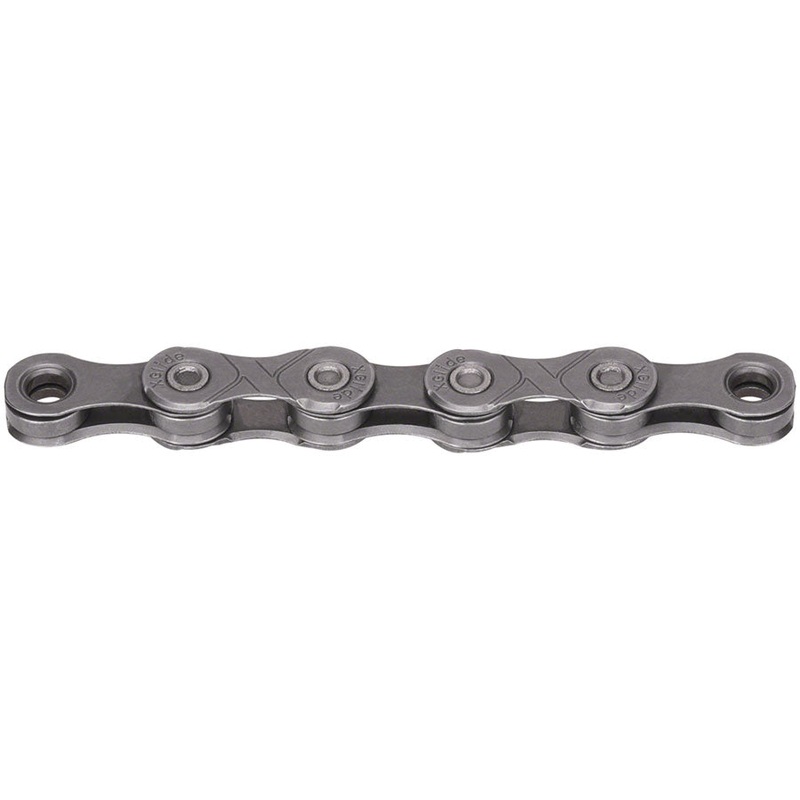 KMC XGlide Chain – 9/10/11-Speed, 126L, Optimized for Shimano CUES Drivetrain, Gray