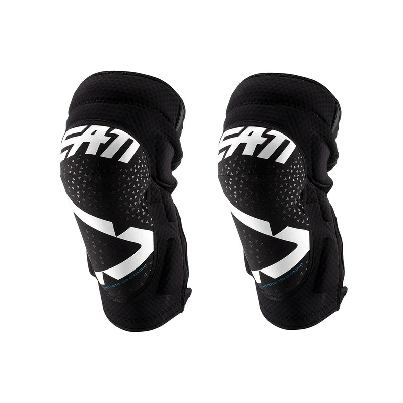 Leatt 3DF 5.0 Zip Knee Guard – White-Black White – Black Small/Medium