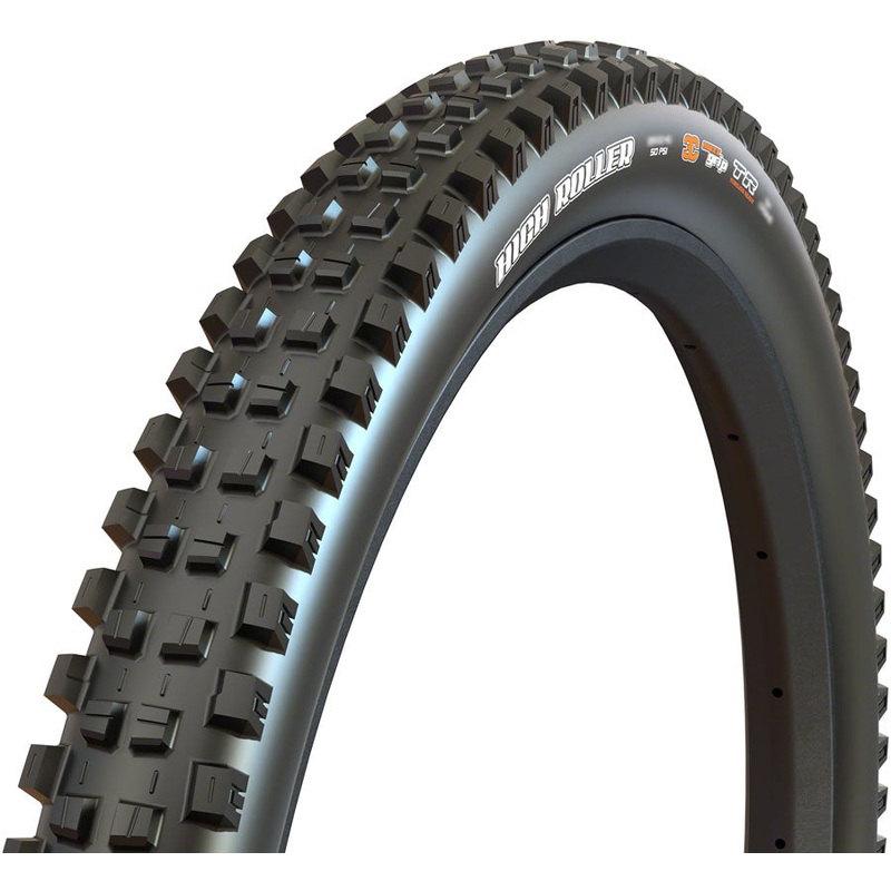 Maxxis High Roller III Tire – 29 x 2.4, Tubeless, Folding, Black, 3C MaxxGrip, DH