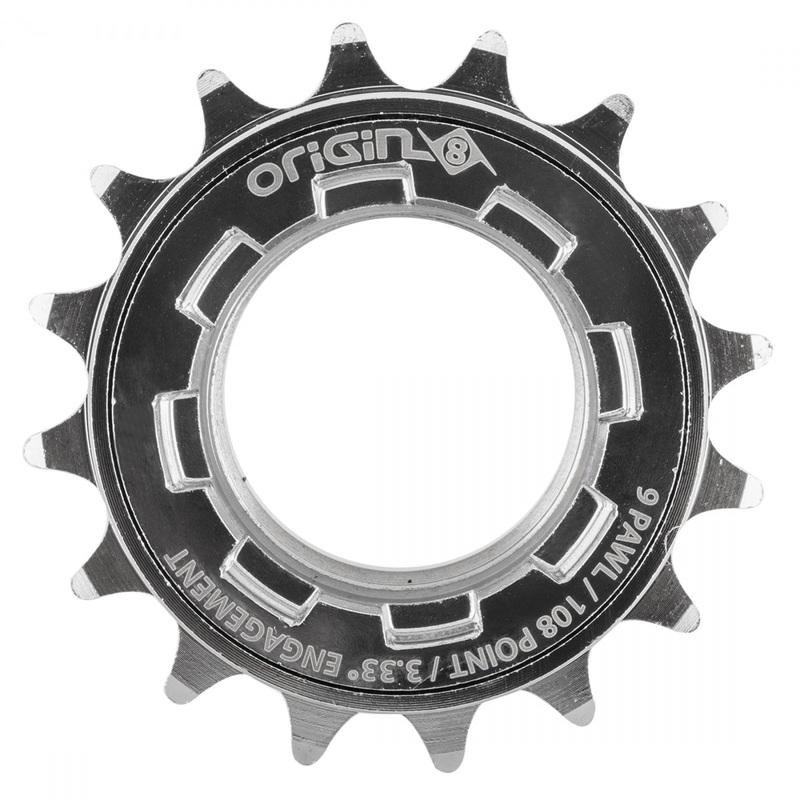 Origin8 Hornet 108 Performance Chrome Freewheels  CNC Chromoly, 9-Pawl Engagement, 16T-18T Gear Options, Quick-Release, for Road & BMX Cycling 16T x 3/32`