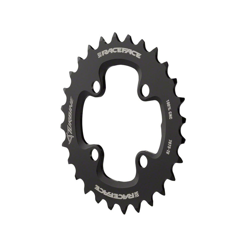 Race Face Turbine 11 Spd Chainring – Black Black 24t – 64mm Inner