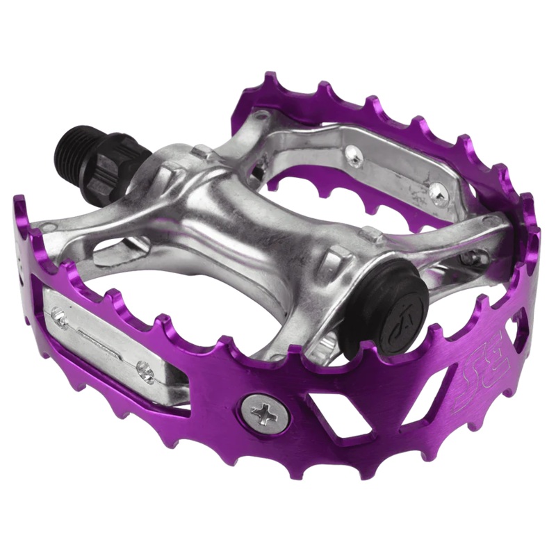 SE Bikes Bear Trap BMX Pedals – Purple Purple