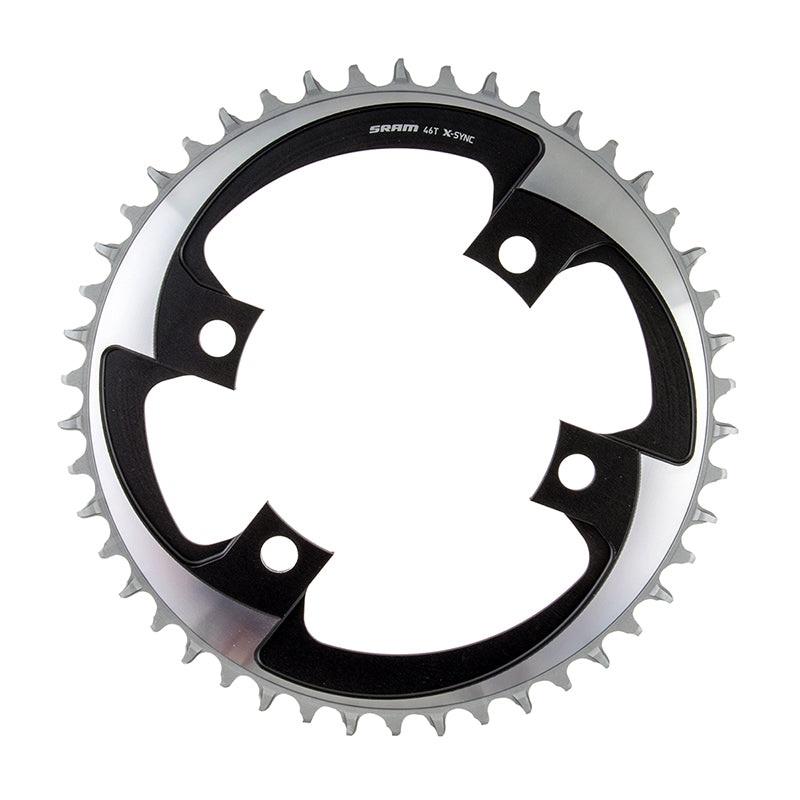 SRAM 46 Tooth 107mm BCD x 4-Bolt 1×12-Speed X-Sync Chainring Polar Gray