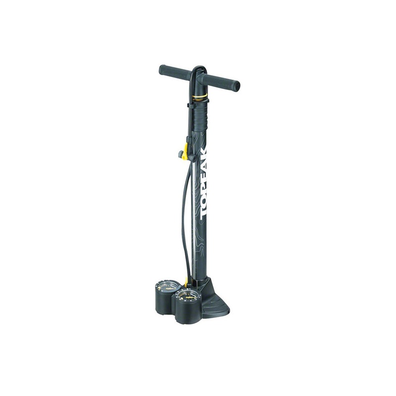 Topeak Joe Blow Dualie Floor Pump Black Presta / Schrader / Dunlop