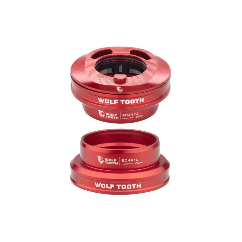 Wolf Tooth Components EC44 Premium Complete Headset – Red Red