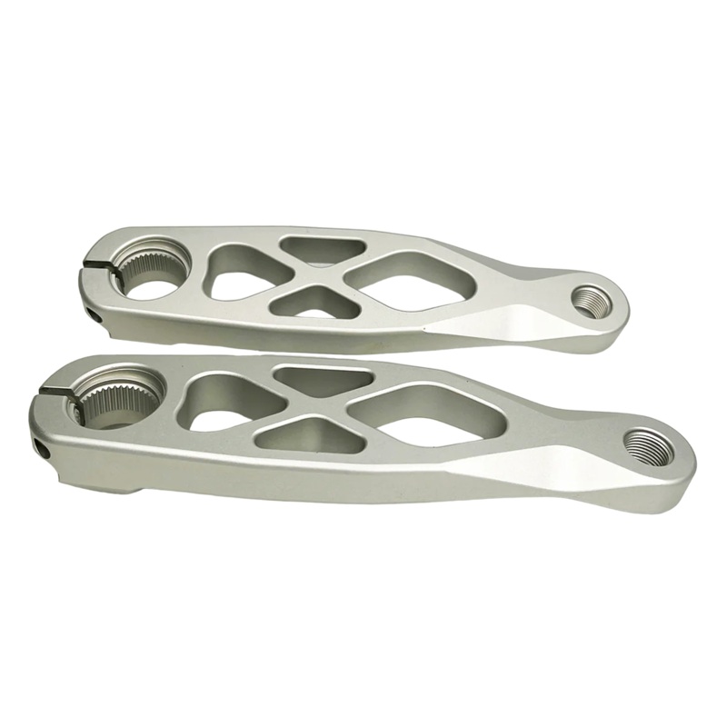 5Dev Shimano E-Bke EP8 Crankset, Raw 155mm