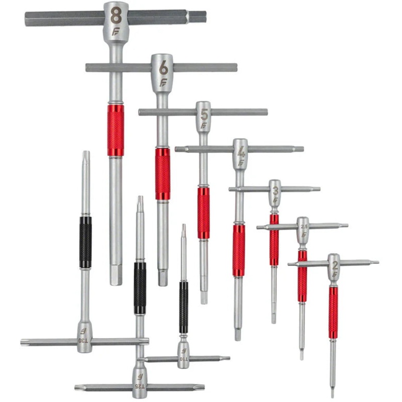 Feedback Modular T-Handle Wrench Kit Black – Red