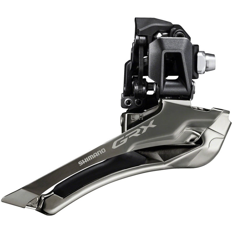 Shimano GRX FD-RX820-F Front Derailleur – 12-Speed Double Braze-On Down Swing Down Pull 48t Max