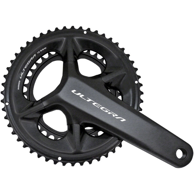 Shimano Ultegra FC-08 Crankset – 170mm 11-Speed 52/36t 110 Asymmetric BCD Hollowtech II Spindle Interface BLK