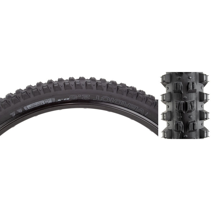 WTB Verdict Tire – 27.5 x 2.5 TCS Tubeless Folding BLK Tough/High Grip TriTec E25