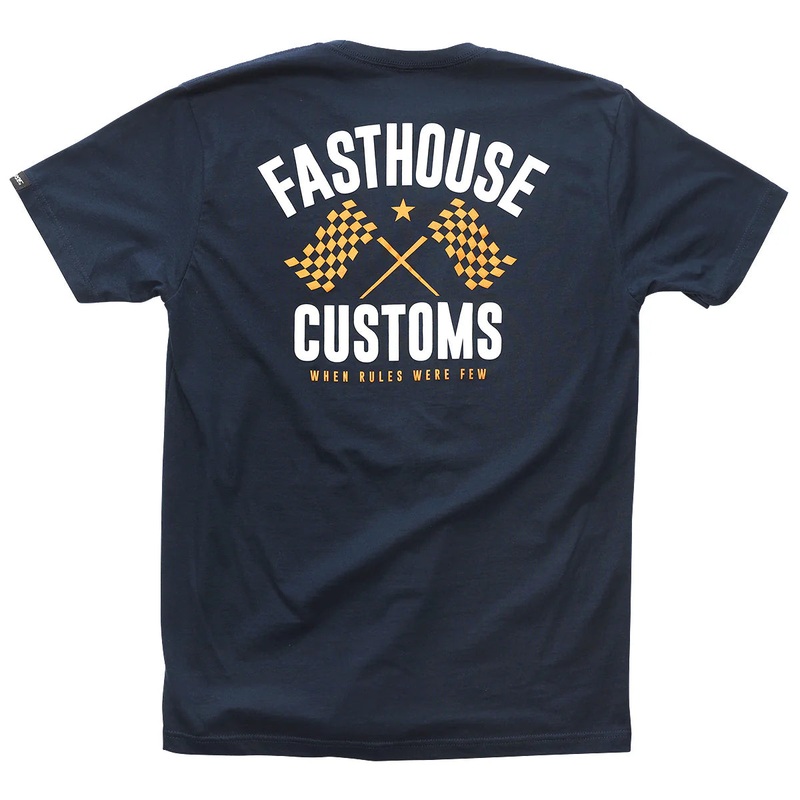 Fasthouse 68 Trick Tee – Navy Navy Small