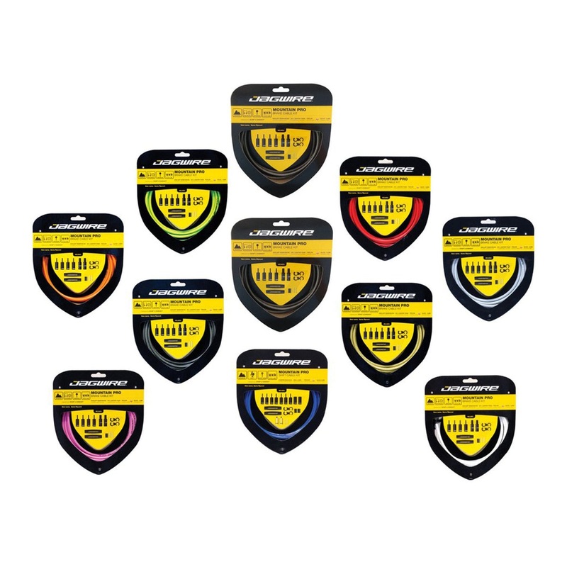 Jagwire Mountain Pro Brake Cable Kit – SRAM/Shimano – Yellow Yellow