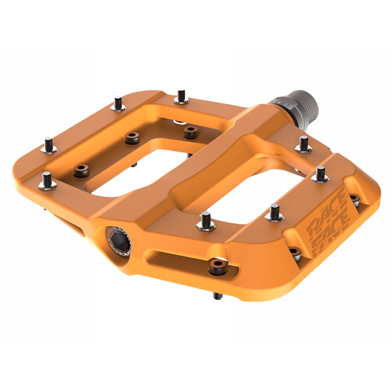 Race Face Chester Composite Flat Pedals – Orange Orange