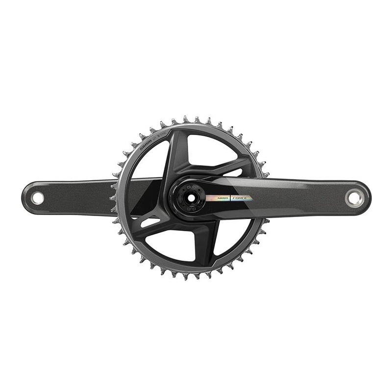 SRAM Force 1 Wide Crankset – 167.5mm 12-Speed 40t Direct Mount DUB Spindle Interface Iridescent Gray D2