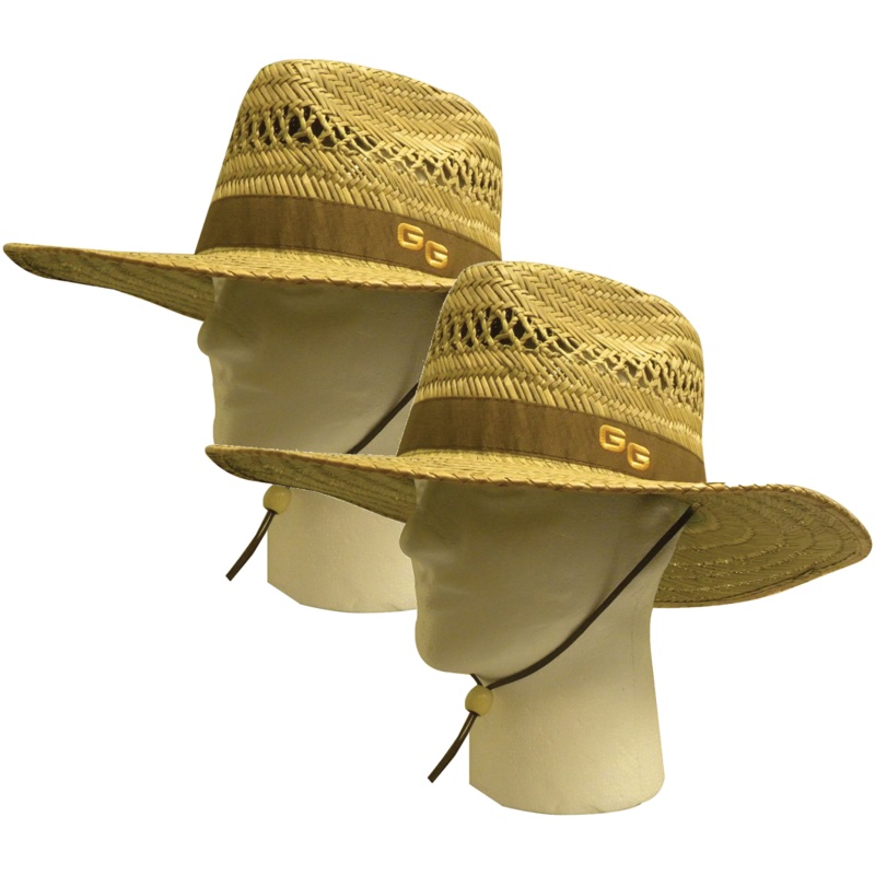 Stay Cool Sun-Protective Straw Hats Bundle Stylish, UV-Blocking, Full-Brim Headwear for Cycling & Outdoor Activities