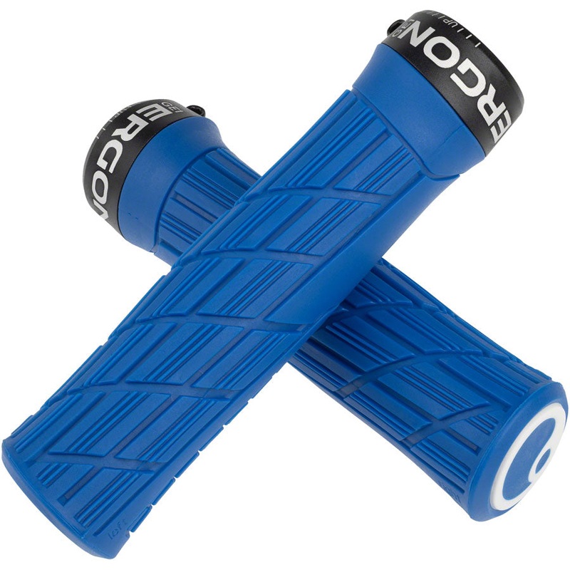 Ergon GE1 Evo Grips – Midsummer Blue, Lock-On