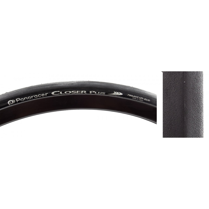 Panaracer Closer Plus 700×23 Fold TPI 120 Black/Black Reflective Road Tire RF723-CLSP-B