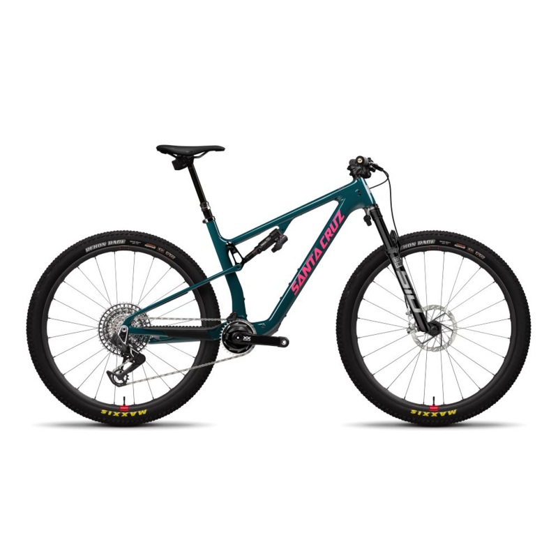 Santa CruzBlur CC XX SL AXS Reserve, Flight Attendant – 2025 Gloss Dark Teal Large