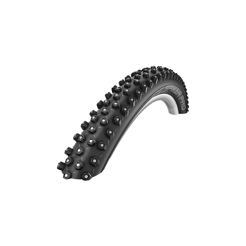 Schwalbe Ice Spiker Pro Tire 26×2.10 Wire Clincher Winter LiteSkin RaceGuard 67TPI Black