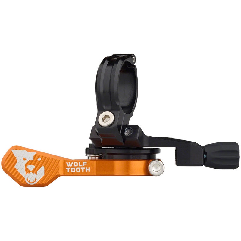 Wolf Tooth ReMote Pro Dropper Post Lever – 22.2mm Clamp, Orange