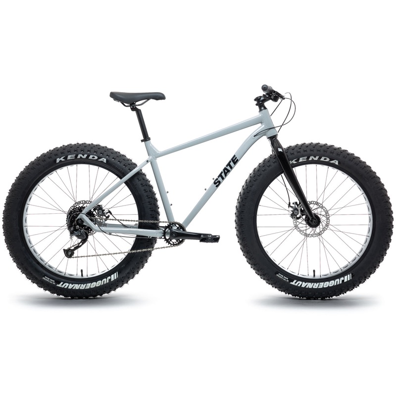 6061 Trail+ Fat Bike – Stone Grey Small – 38cm – ( Riders 5’2″ – 5’6″)