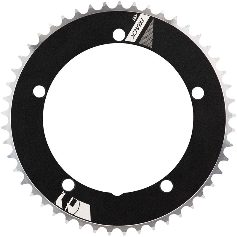 FSA NS Track Chainring 1x 54T Tooth Count 144BCD 5-Bolt Pattern 1/8″ Chain Width  BLK