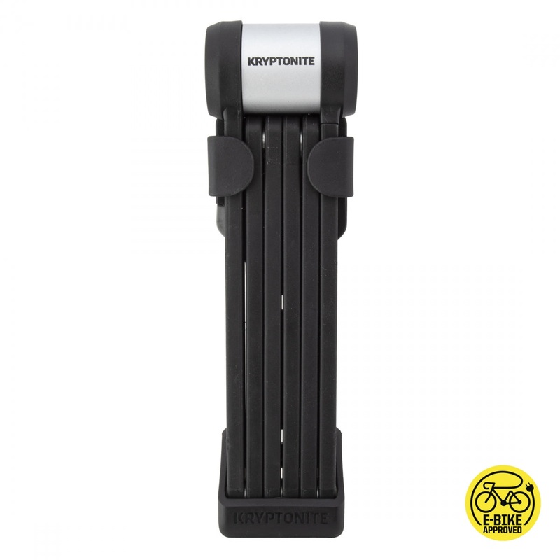 Kryptonite Kryptolok 610 S Folding Lock 100cm 5mm Black Includes 2 Keys