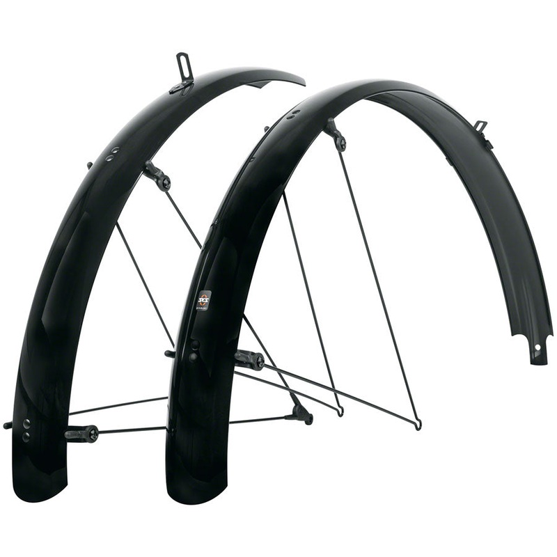 SKS B60 Bluemels Full Coverage Fender Set – 60mm, 26 x 1.6-2.1″, Black