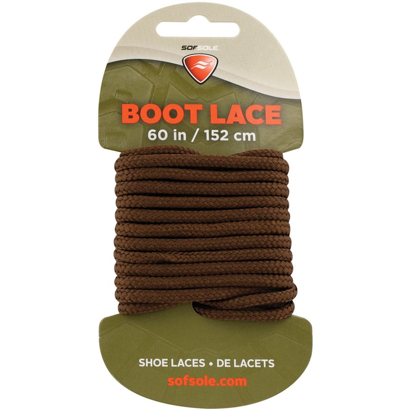 Sof Sole Boot Laces – Brown 60″ for Reliable Footwear Maintenance