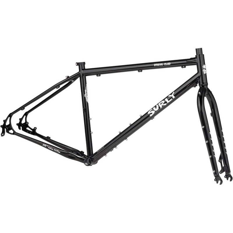 Surly Bridge Club Frameset – 27.5″ Steel Trevors Closet Black X-Large