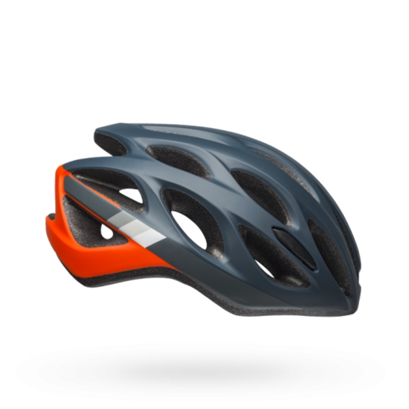 Bell Draft Road Helmet – Speed Matt Slate-Gray-Orange – 2019 Speed Matt Slate – Gray – Orange Universal Adult – 5461cm