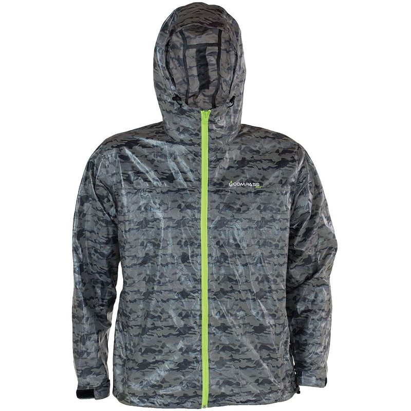 Compass 360 Ultra-Pak Rain Jacket – Lightweight, Waterproof Breathable Hydropore Tech Packable Gear for Cycling & Outdoor Activities MD