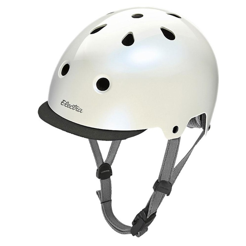 Electra Solid Color Bike Helmet – Mother of Pearl Mother of Pearl Small