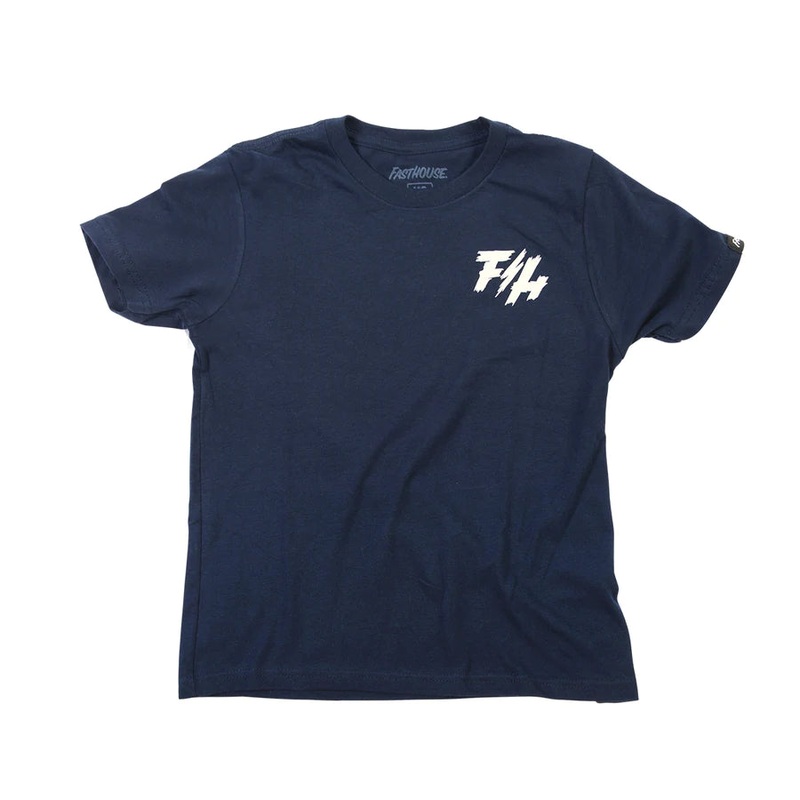 Fasthouse High Roller Long Sleeve Tee – Youth – Midnight Navy Midnight Navy X-Small
