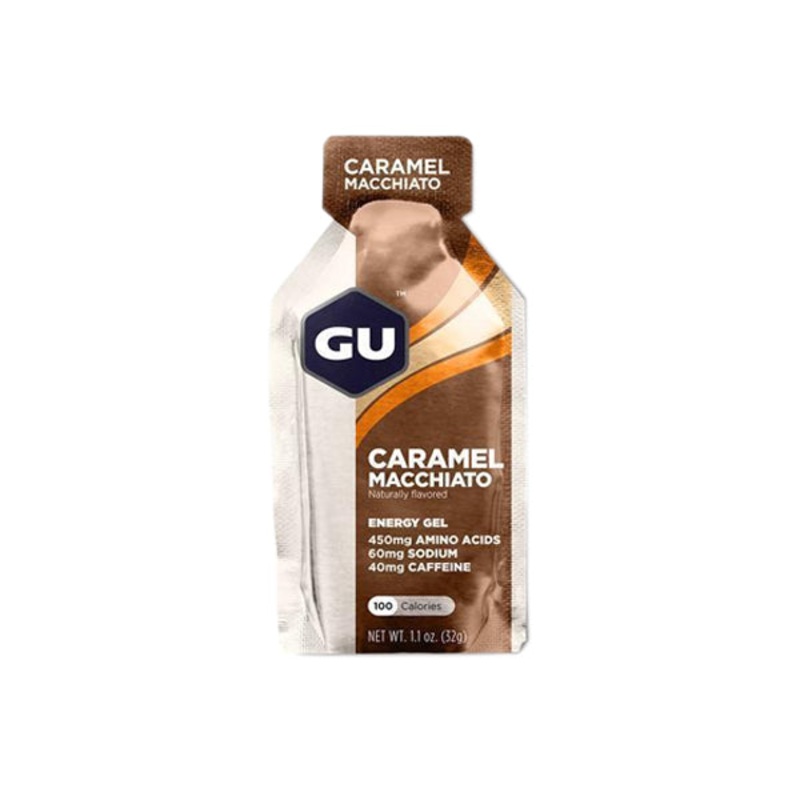GU Energy Gel – Caramel Macchiato Caramel Macchiato Box of 24
