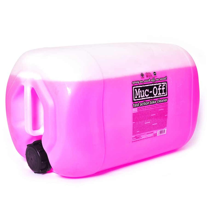 Muc-Off Nano Tech Bike Cleaner: 25L Jug Powerful Degreaser In Concentrate Form