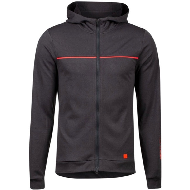 Pearl Izumi Trail Hoodie – Phantom-Screaming Red Phantom – Screaming Red Medium