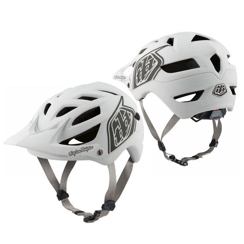 Troy Lee Designs A1 MIPS MTB Helmet – Classic – White White Medium/Large