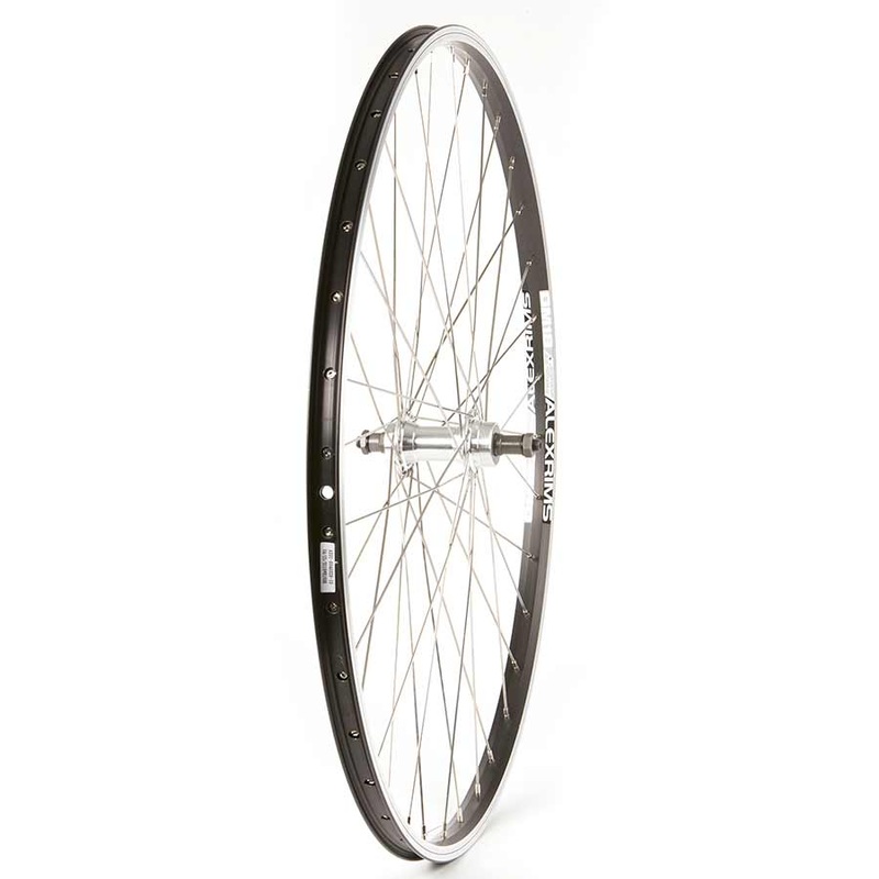 Wheel Shop Alex DM18 – Formula FM-31 700c Road Wheel – Rear Black 36H  –  QR – 135mm Rim brake  –  Freewheel